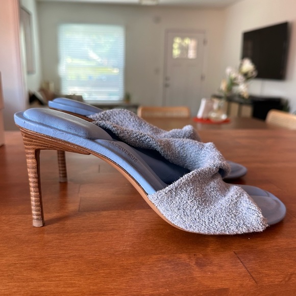 Jacquemus Les Mules Bangu Light Blue Heeled Sandals - Picture 5 of 13